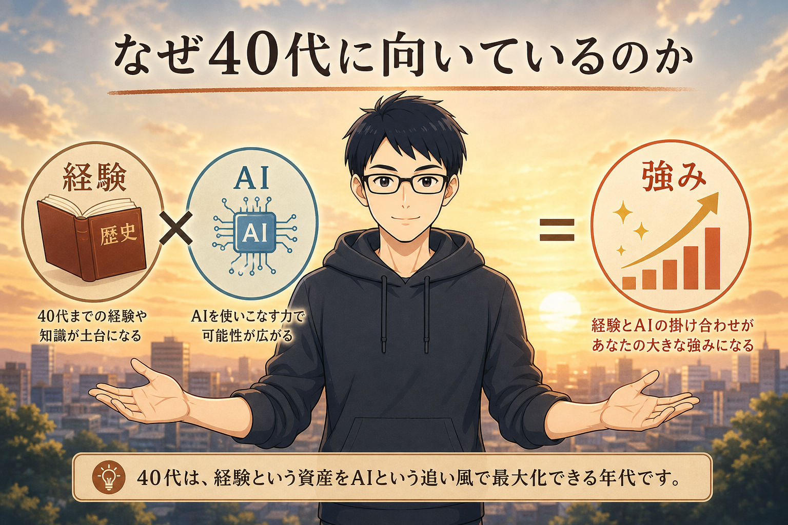 なぜ40代に向いているのか