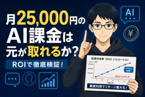 AI課金は元が取れるか