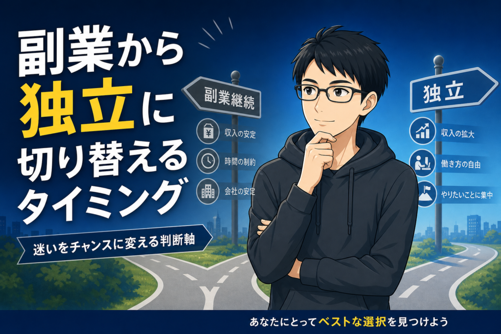 副業から独立タイミング