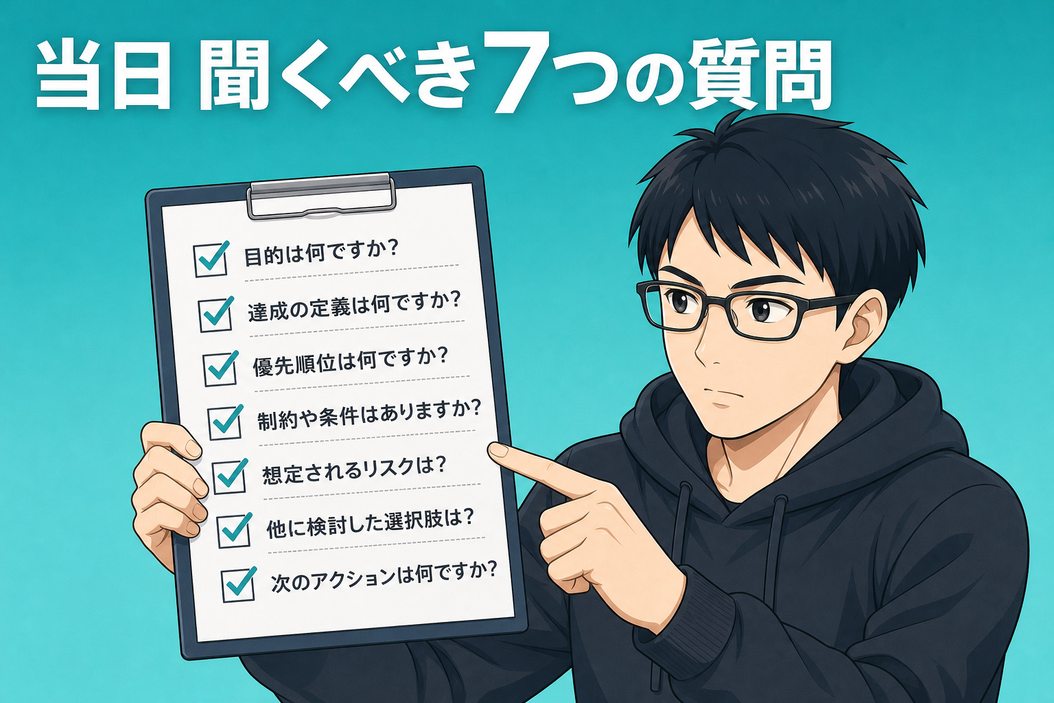 当日聞くべき7つの質問