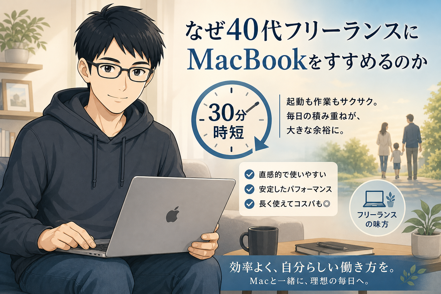 なぜ40代フリーランスにMacBook