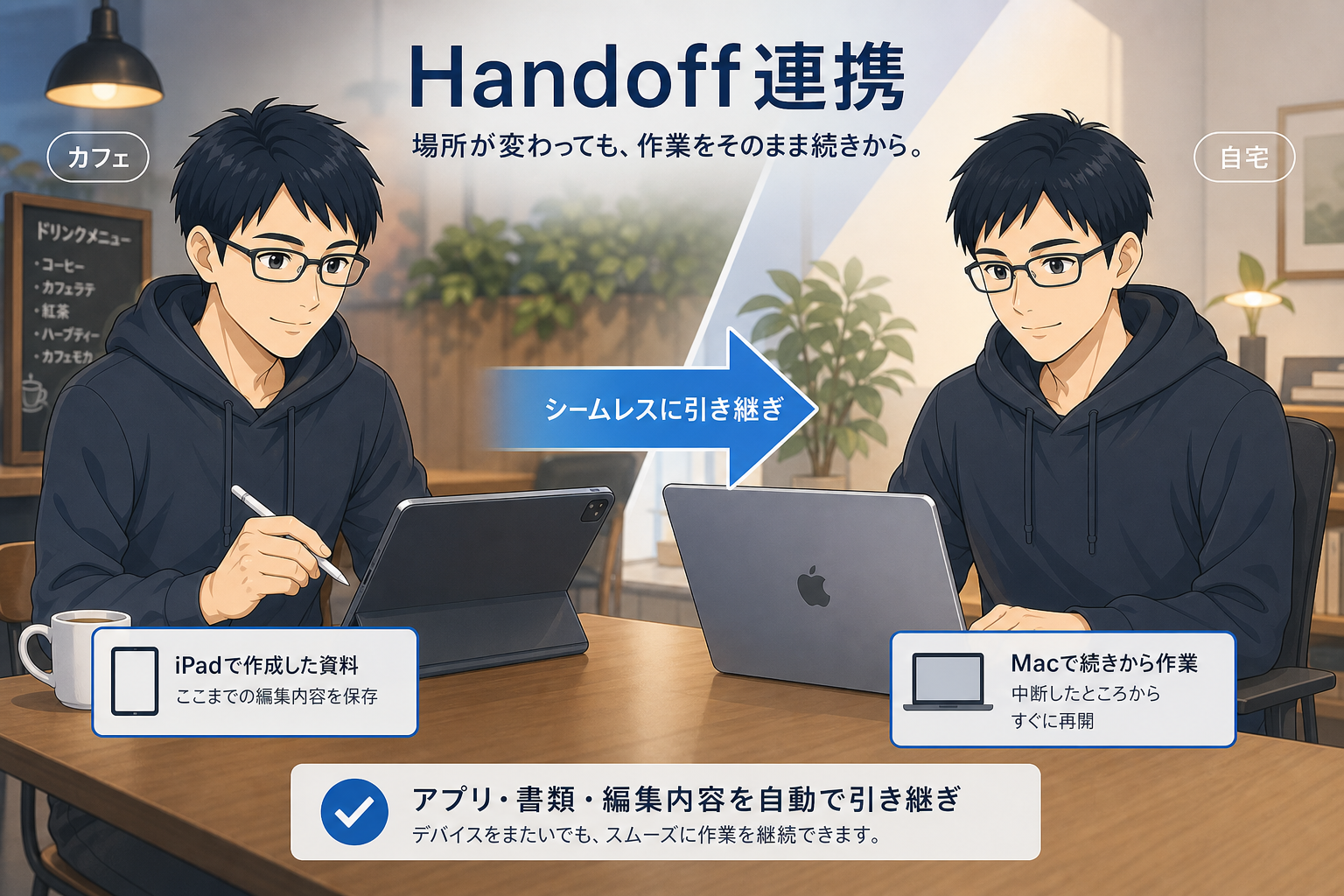 Handoff連携