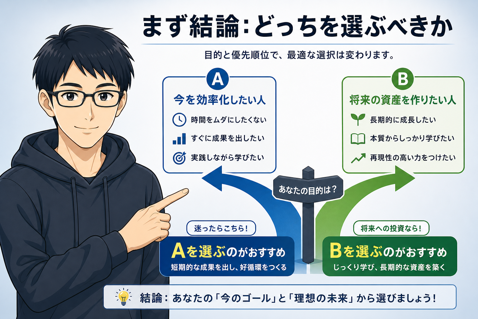 まず結論