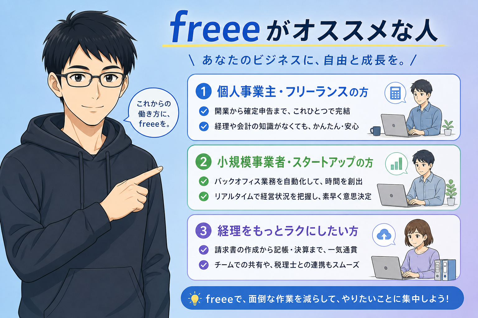 freeeがオススメな人