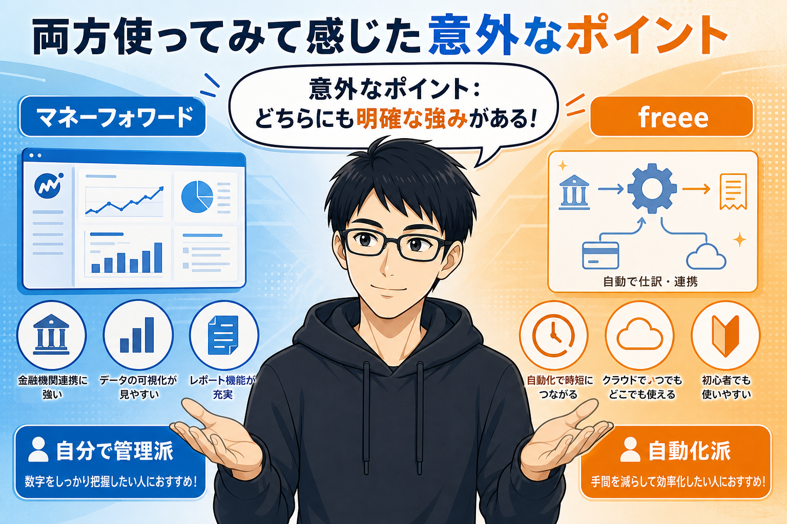 両方使ってみて感じた意外なポイント