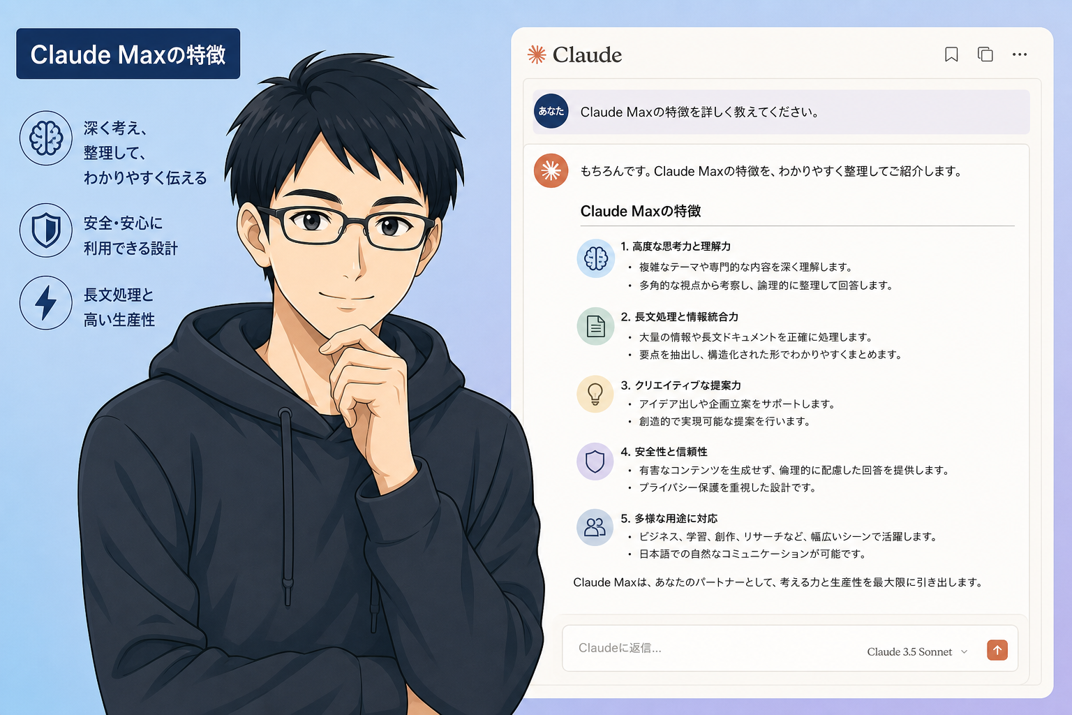 Claude Max特徴