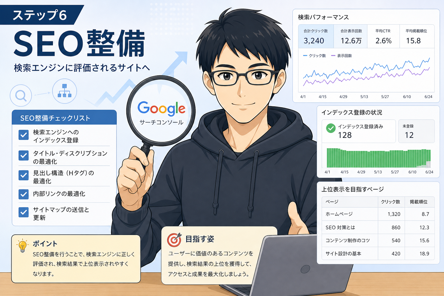ステップ6SEO整備