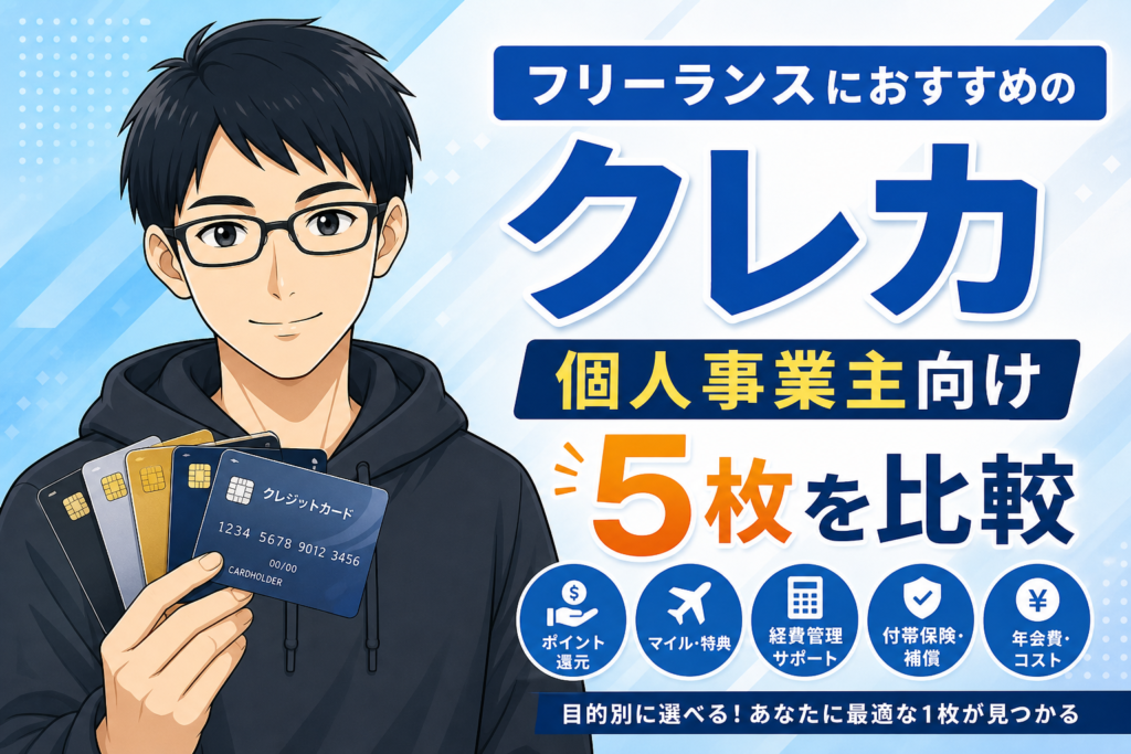 フリーランスにおすすめのクレカ アイキャッチ