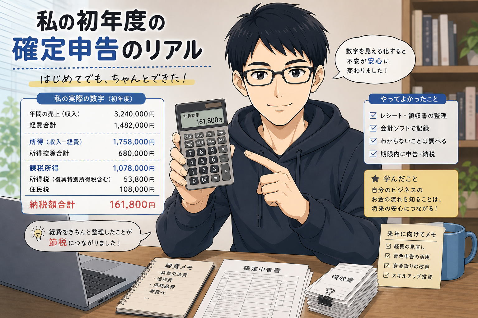 確定申告マネーフォワード2時間 挿絵5