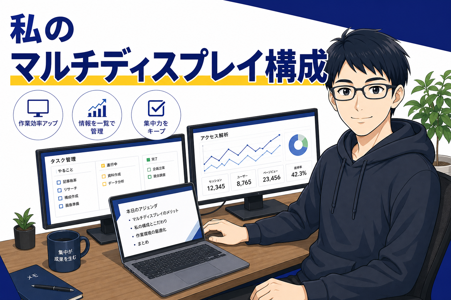 ケンのマルチディスプレイ構成