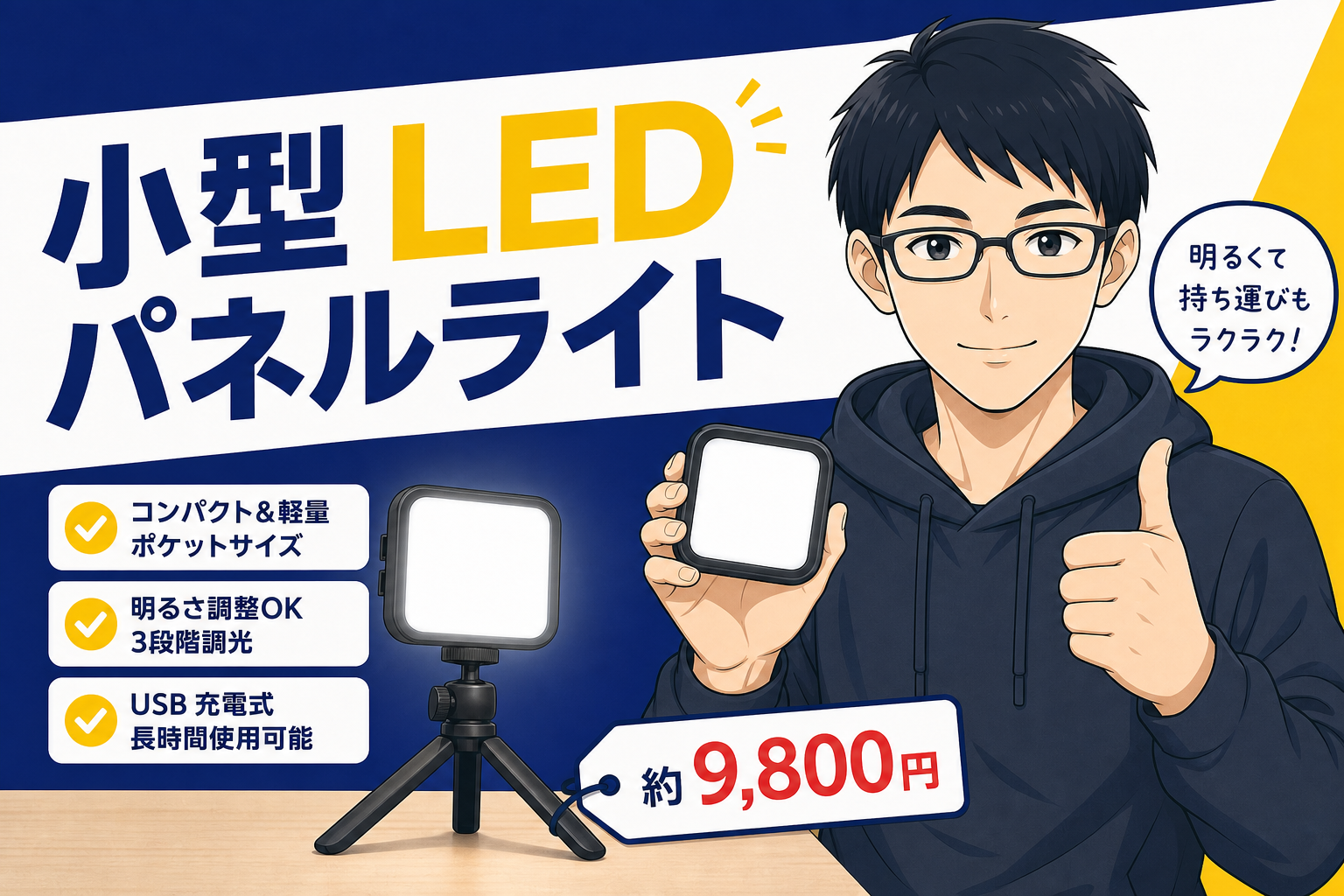 Ulanzi LEDパネルライト VL49