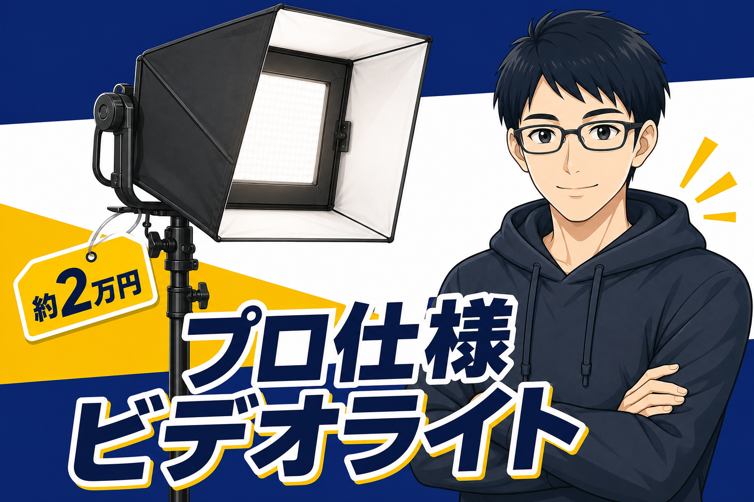 プロ仕様LEDビデオライト