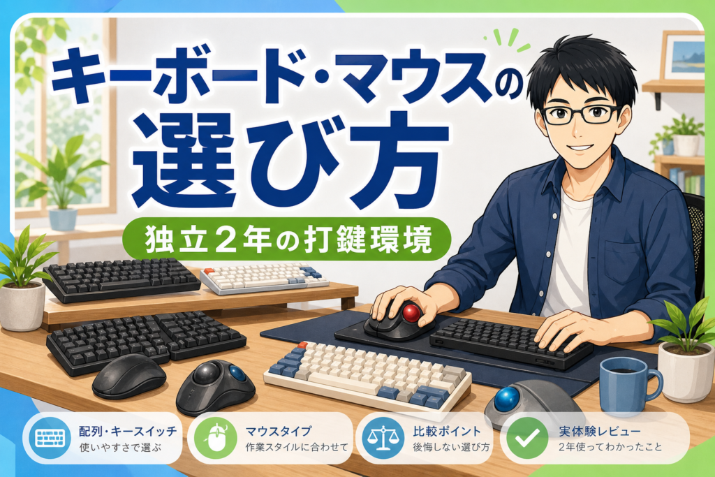 キーボード・マウスの選び方 アイキャッチ